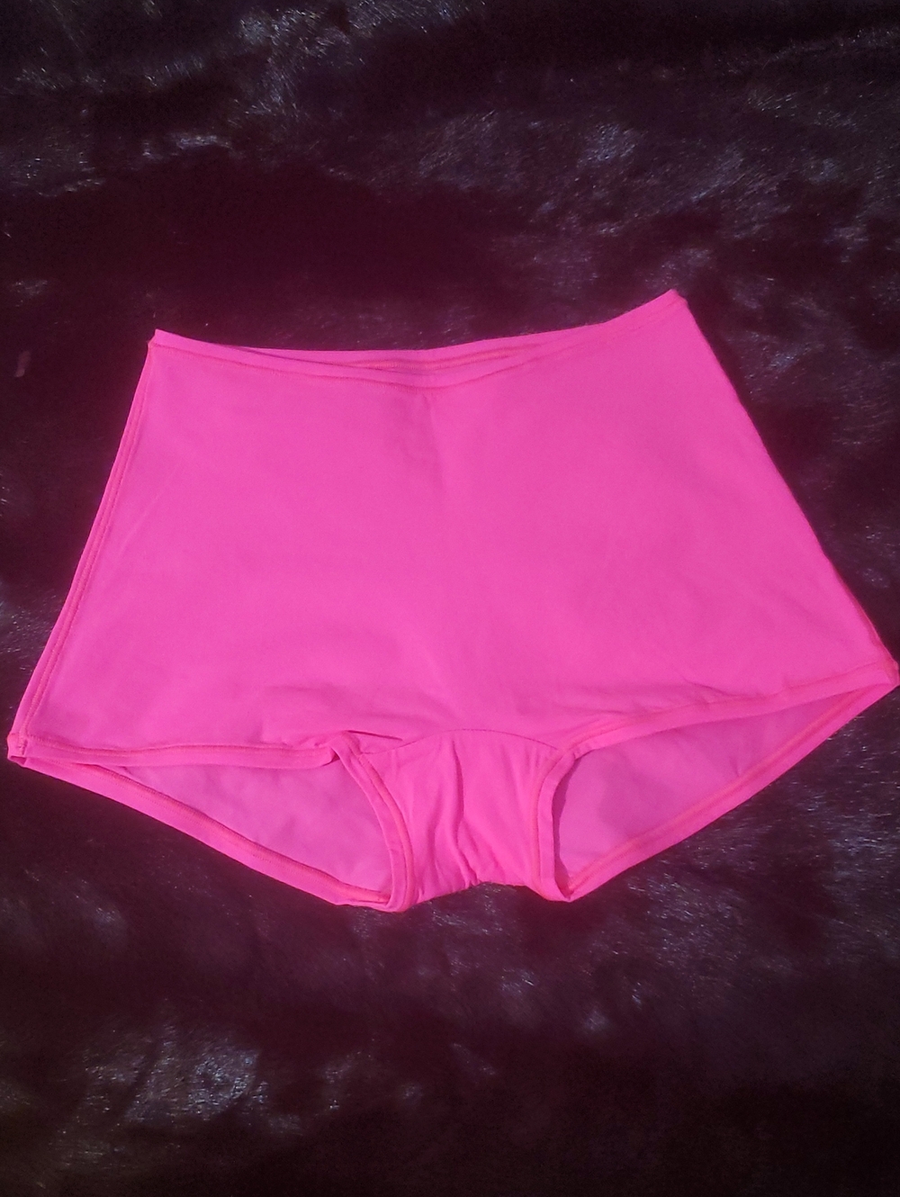 Skims Boyshorts In Neon Pink /Size;XXS